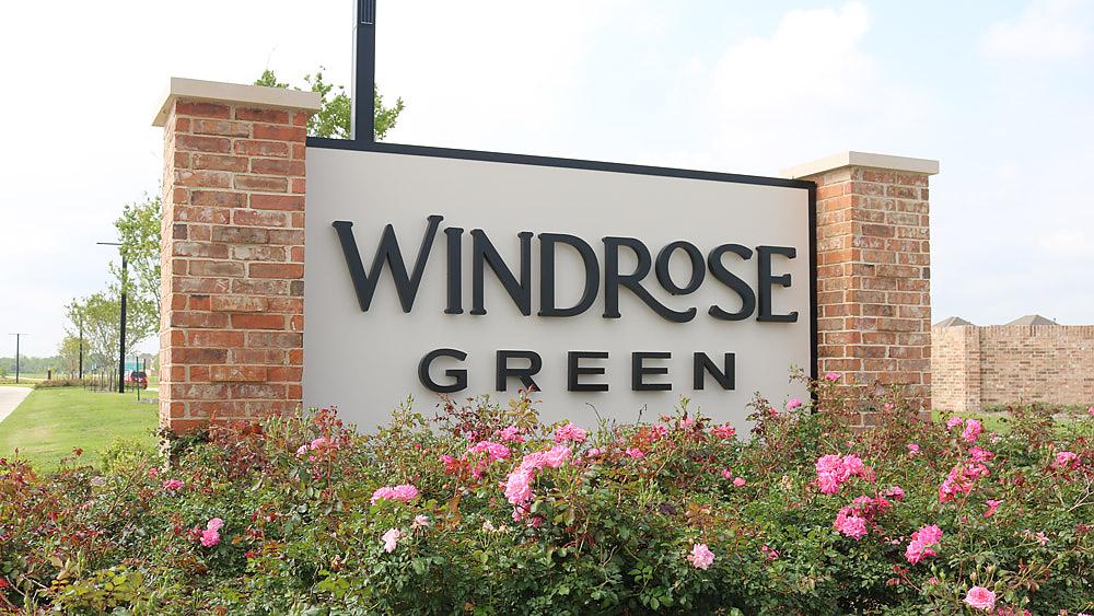 Windrose green front sign